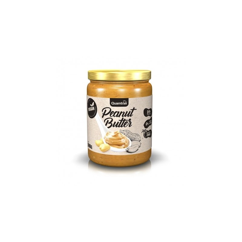 Crema de cacahuete Quamtrax 500g