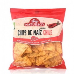 Chips de maíz y chile NaturSoy 75g