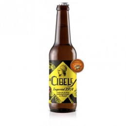 Cerveza imperial IPA La Cibeles 330mL