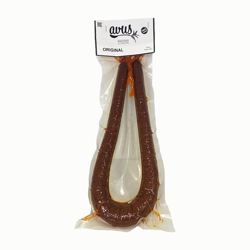 Chorizo vegetal Avus 330g Chorizo vegetal Avus 330g