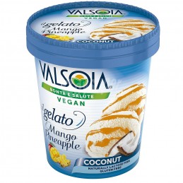 Tarrina helado Mango y piña 600ml Valsoia
