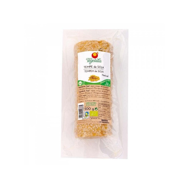 Tempeh de soja en barra 500gr Vegetalia
