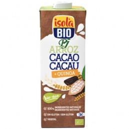 Bebida de arroz, cacao y quinoa Isola Bio 1l