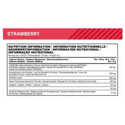 Plant Pre-workout Strawberry 240g Optimum Nutrition