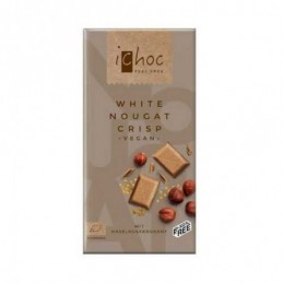 Tableta White Nougat Crisp iChoc 80g