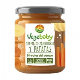 Pure para bebes de zanahoria y patatas Vegebaby 190g