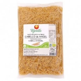 Pasta cabello de angel de trigo blanco Vegetalia 500g