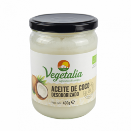 Aceite de coco desodorizado BIO Vegetalia 400g